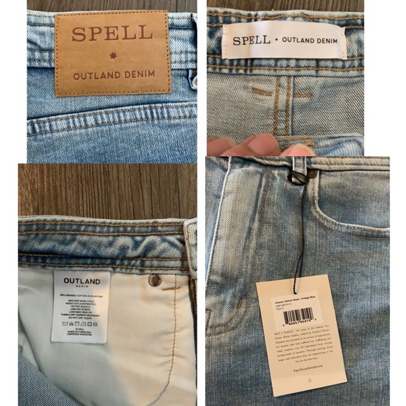 NWT Spell Outland Classic Denim Shorts - Picture 14 of 16